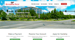 Desktop Screenshot of goodmanfrost.com
